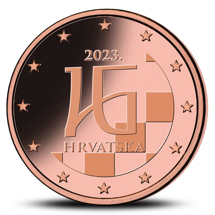Ontwerp Kroatische € 0,05